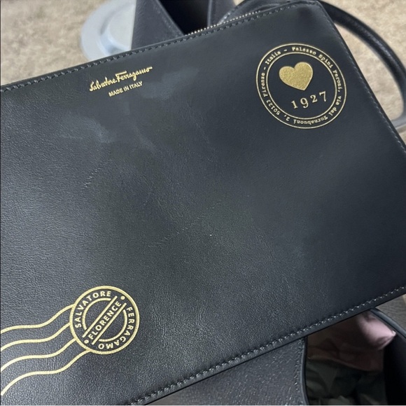 Ferragamo  Leather Tote and Pouch Set - Picture 5 of 12